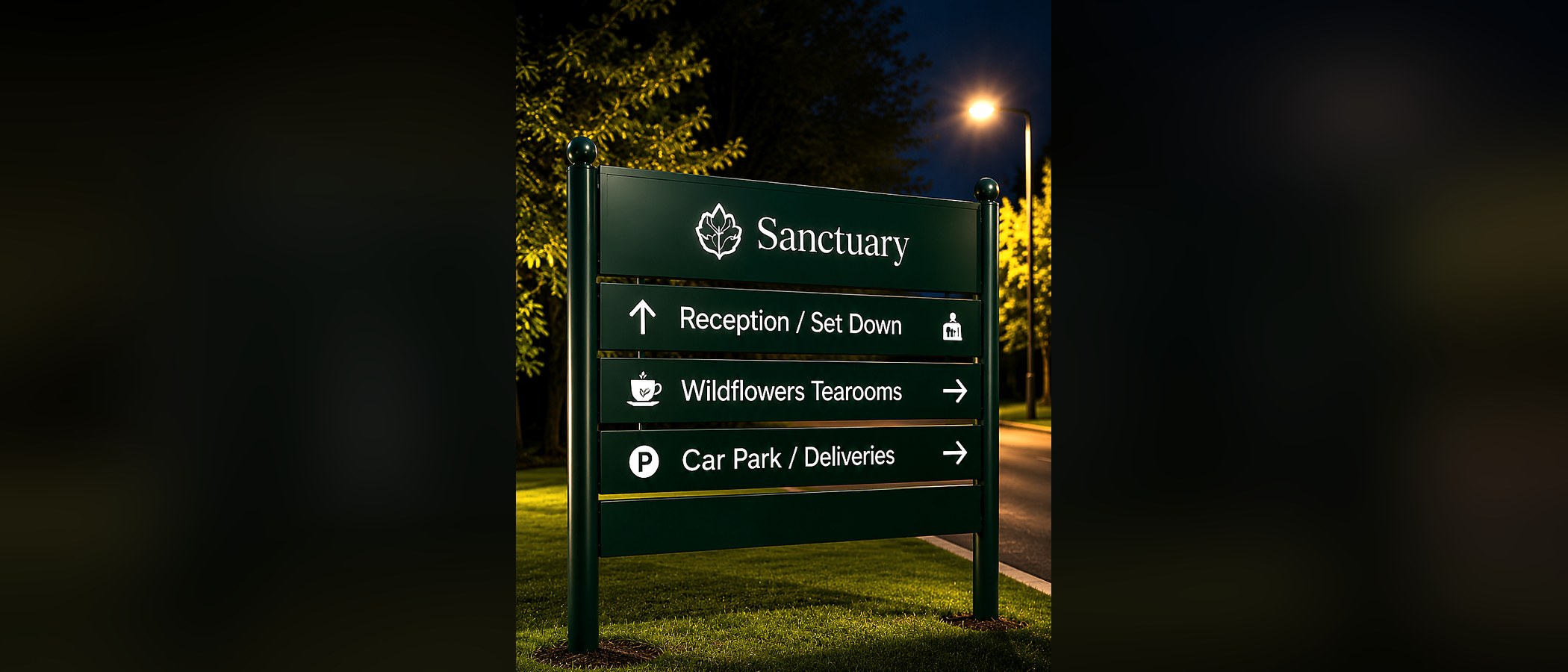 Sanctuary — Wayfinding Signage
