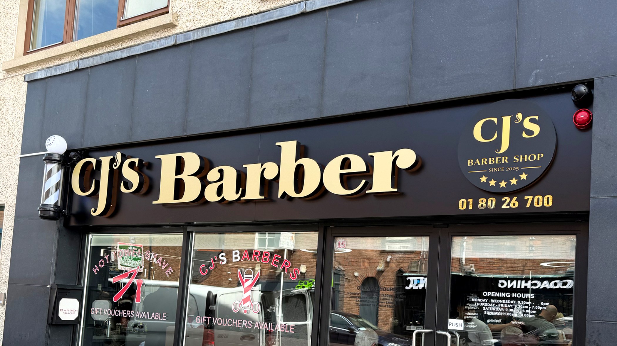 After — luxury signage transformation